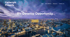 Desktop Screenshot of cartwrightproperty.com